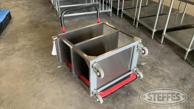 Wellmax shop cart & 3-shelf rolling work bench